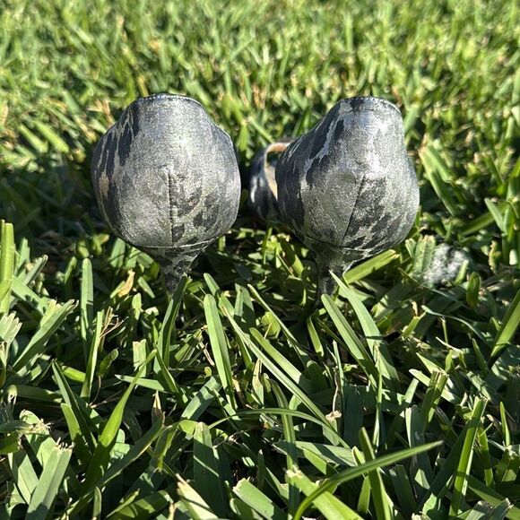 Manolo Blahnik Black & Silver Cheetah Print - Beautiful Peep Toe Heel Size 38.5 - Picture 3 of 5